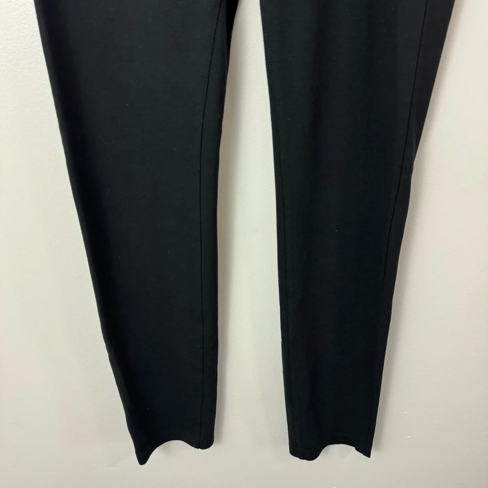 Athleta Black Skinny Ponte Stretch Knit Pants Size 12 - Picture 4 of 10